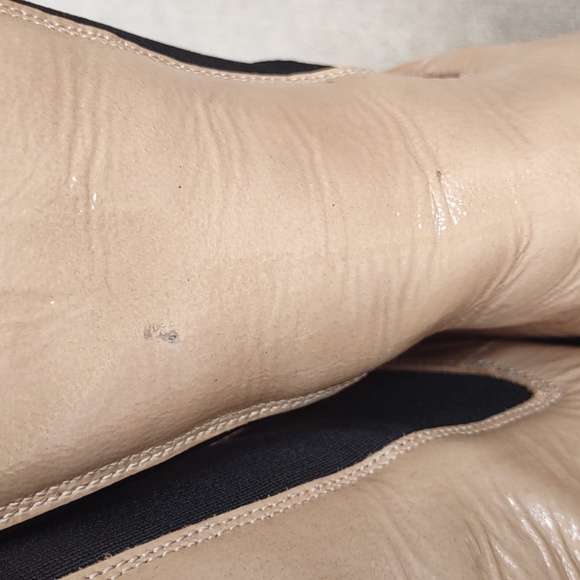 Intentionally Blank Size 38(7.5-8) Bossy Leather Chunky Platform Chelsea Boots - Picture 11 of 16